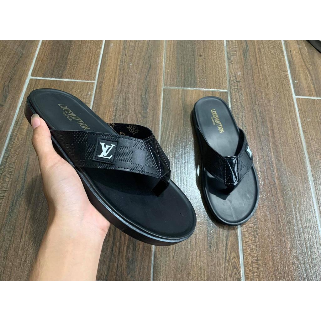 Dép tông da nam nữ dép LV siêu đẹp chất lượng cao hot trend 2022