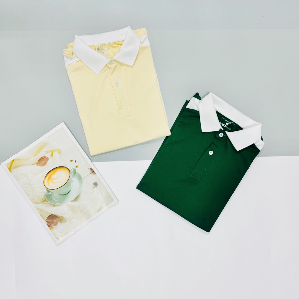 (HCM) ÁO THUN POLO TAY NGẮN THỜI TRANG HÀN QUỐC SIÊU HOT , CỔ BẺ CỰC XỊN KME STORE