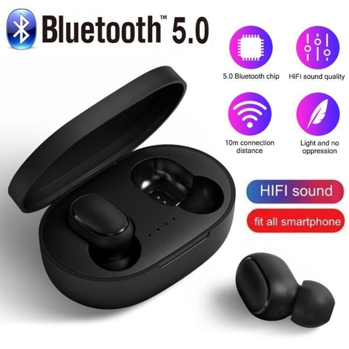 Tai nghe không dây A6S TWS Chống Thấm Nước Loại Bỏ Tiếng Ồn Kèm Mic