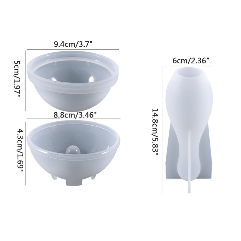 Khuôn Silicone Tạo Hình Trò Chơi Bowling Trang Trí Thủ Công DIY