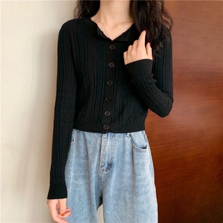 Áo len vặn thừng cổ tròn