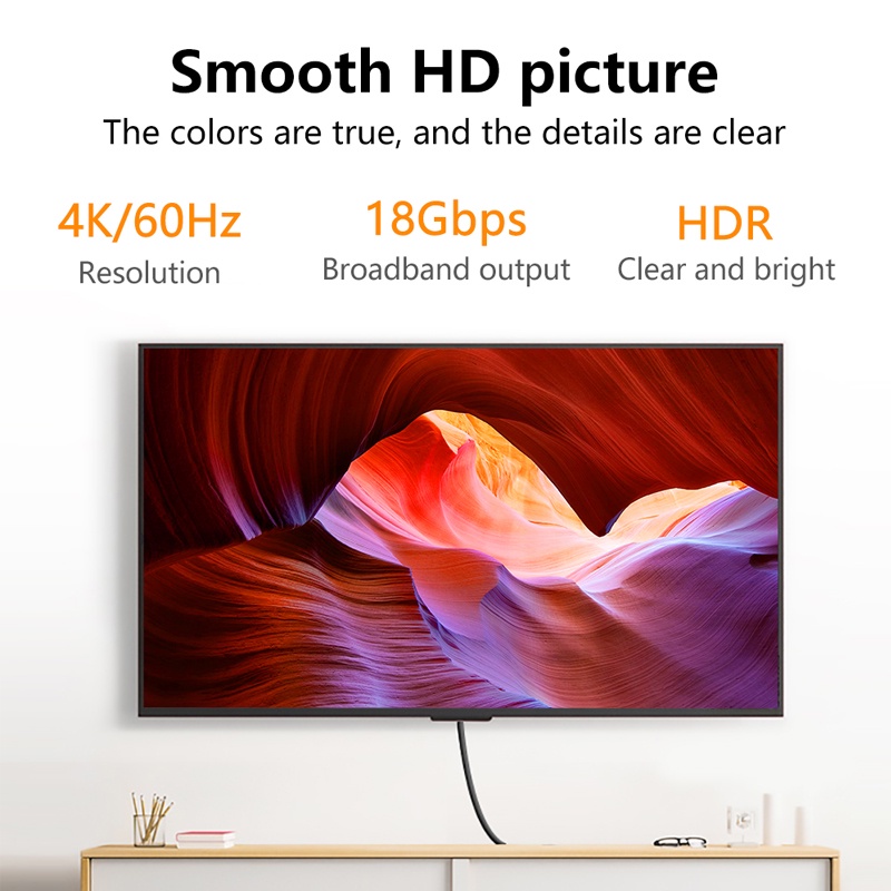 Dây cáp Hdmi 4k 2k 1080P 1.5m tốc độ cao chuyên dùng