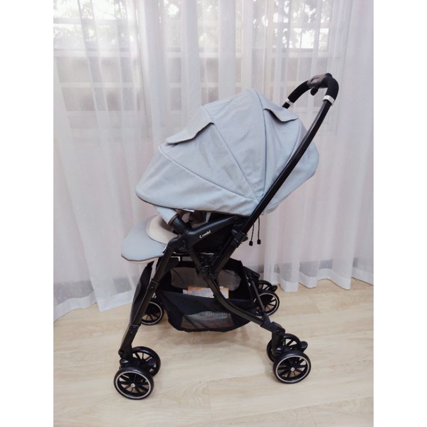 Xe đẩy Combi Mechacal Handy auto 4 Cas Mist Blue