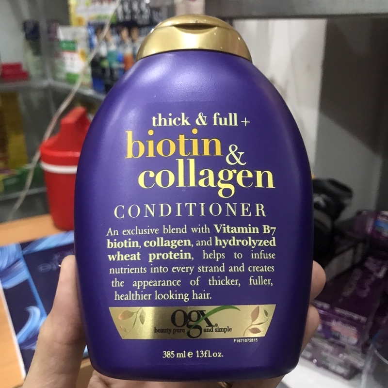 Dầu Xả Ogx Biotin &amp; Collagen Shampoo 385ml