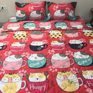 Chăn Hè Trần Bông (mền) Không Lồng Ruột mẫu Mèo cốc