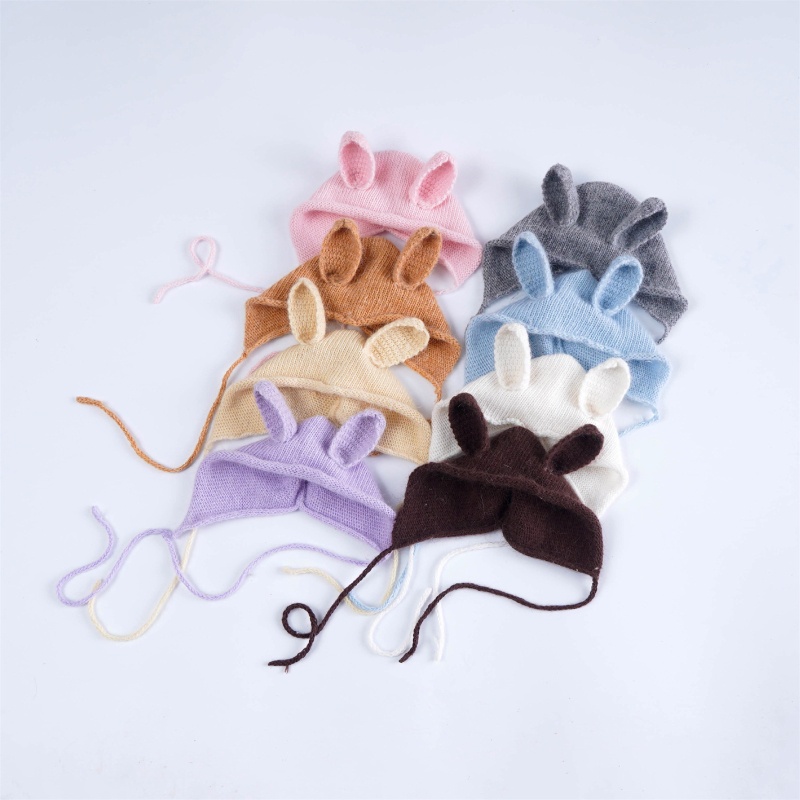 Set 2 Mũ Beanie Dệt Kim Dễ Thương Cho Bé