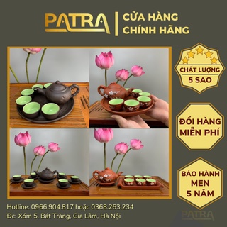 Bộ ấm chén uống trà cao cấp , bộ ấm trà bát tràng - các mẫu trường sa patra