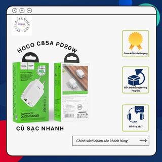 (Hàng Mới)Củ Sạc Hoco C85A/C95A - Đầu cắm PD20W Hỗ trợ sạc nhanh QC3.0