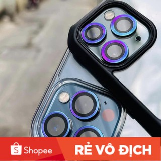Cường lực camera viền TITAN bảo vệ Camera [ bộ 3 mắt ] iphone 11/ Iphone 12 mini / iphone 12 /12 promax