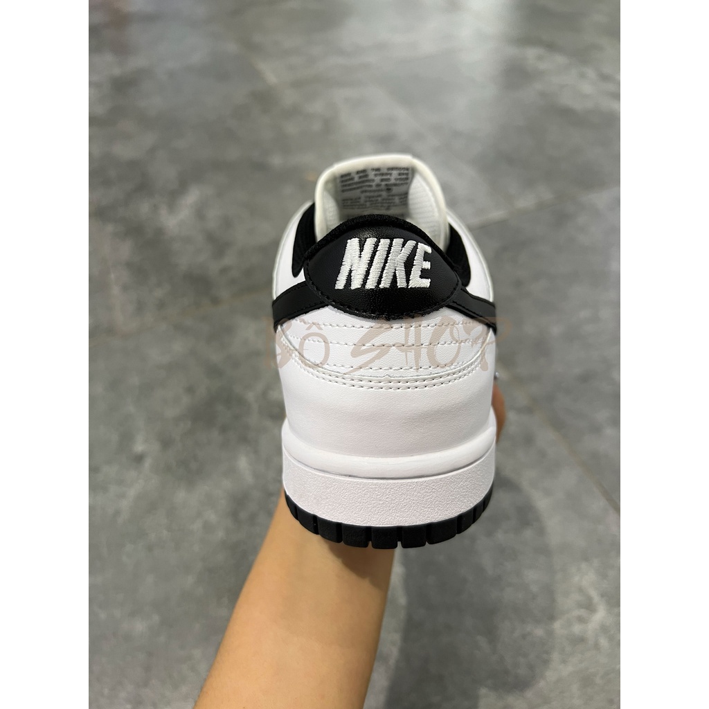 Giày thể thao SB DUNK LOW WHITE BLACK 2022