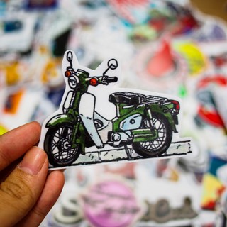 SET 100 STICKER CHỦ ĐỀ SUPER CUB