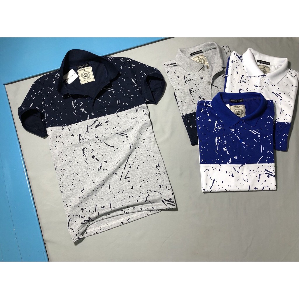 Áo thun nam cổ bẻ hai màu cá tính Liyor - TATCS3038 | BigBuy360 - bigbuy360.vn