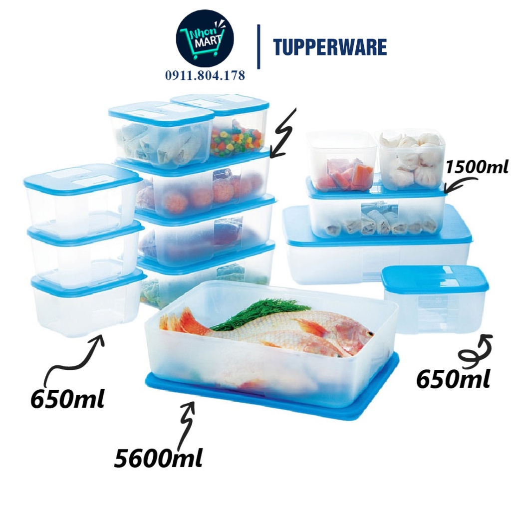 Lẻ Hộp Tuppeware Trữ Đông Freezermate Đựng Thực Phẩm Giúp Thực Phẩm Đông Lạnh Và Rã Đông Nhanh Hơn