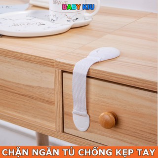 SET 5 KHÓA NGĂN KÉO TỦ CHỐNG KẸP TAY BÉ