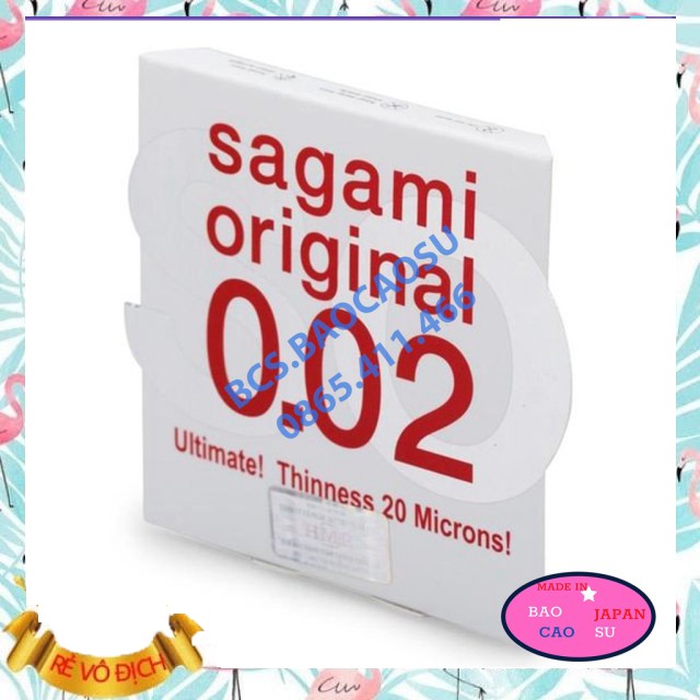 Combo 23 bao cao su Kéo dài thời gian Sagami Feel Long 10 + Tight Fit 12 + Original 0.02 1 giá rẻ [Free Ship]
