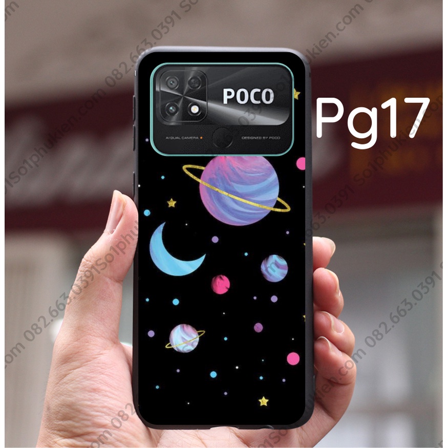 Ốp lưng Xiaomi Poco C40 dẻo in hình thiên nhiên, họa tiết dễ thương nhiều mẫu đẹp
