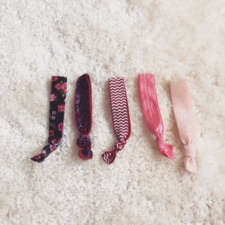 Cột tóc/ vòng đeo tay không gãy tóc scrunchies scruchy dây buộc tóc vải scrunchie