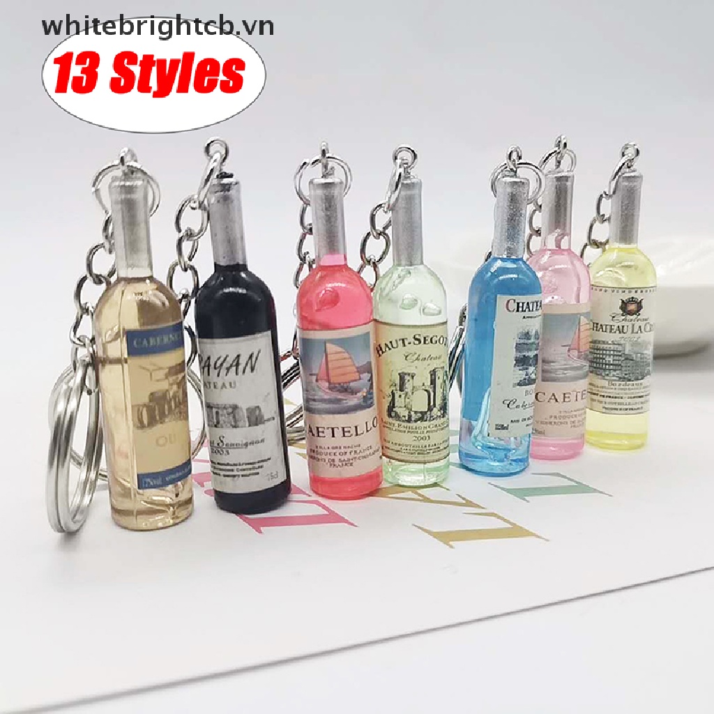 / / Myvn / / Móc Khóa Hình Chai Bia Bằng Acrylic Nhiều Kiểu Dáng Khác Nhau Dùng Làm Quà Tặng