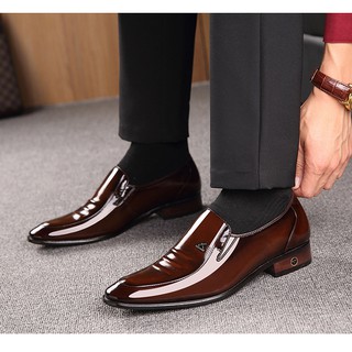 Giày da thật nam nhập khẩu Reehemes RH02