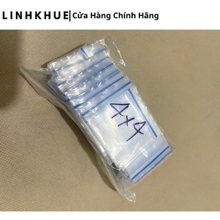 Túi Zip Mini - 100 chiếc - Đủ Size - SP110 - Túi Zip Chỉ Đỏ