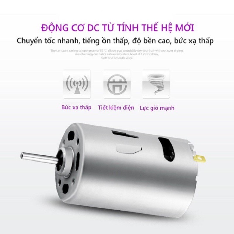 Máy sấy tóc 2.200W [TẶNG 5 PHỤ KIỆN - BẢO HÀNH 12 THÁNG]