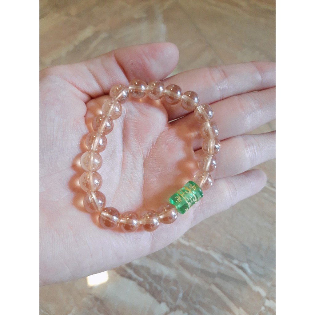 Vòng tay nữ mix hạt Om Mani Padme Hum