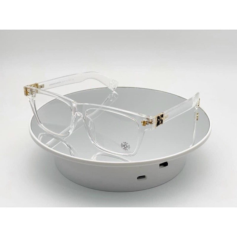 Gọng kính vuông thời trang nam nữ HYN GLASSES, kính thời trang CHROME HEART 2021 tặng kèm hộp | BigBuy360 - bigbuy360.vn