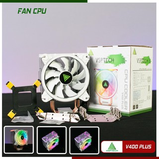 ✔️ Quạt Tản Nhiệt VSPTECH CPU Cooler V400 PLUS LED ARGB- Bảo Hành 3 Tháng