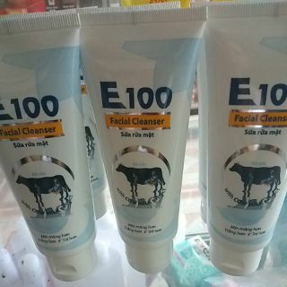 Sữa rửa mặt e100 sữa bò 80g