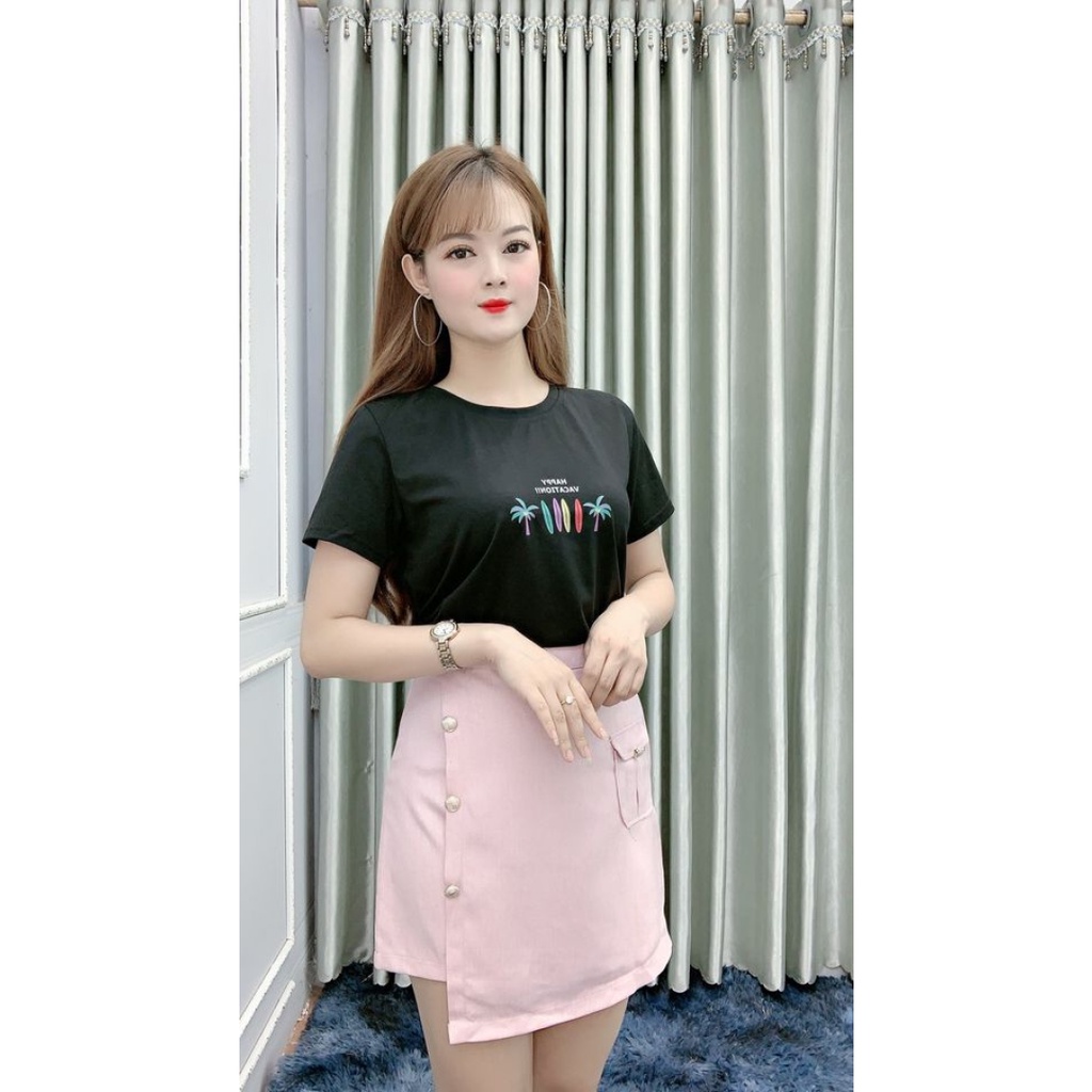 [Chính hãng] [Ảnh thật] Áo Thun Nữ Thêu Họa Tiết YANDO AT02