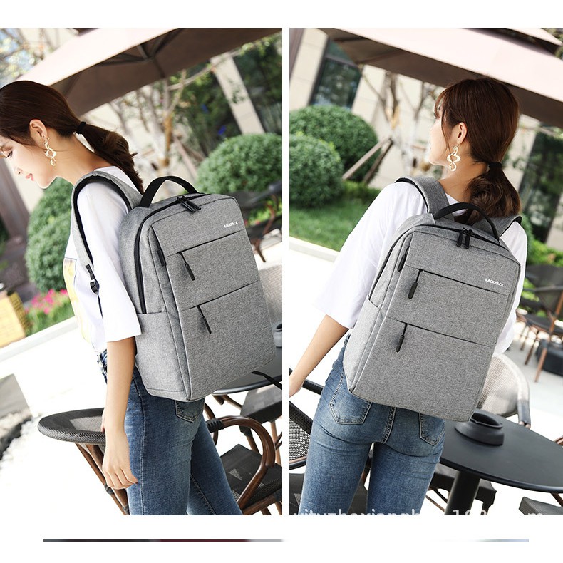 (Tặng kèm dây sạc) Balo laptop Backpack thời trang phong cách