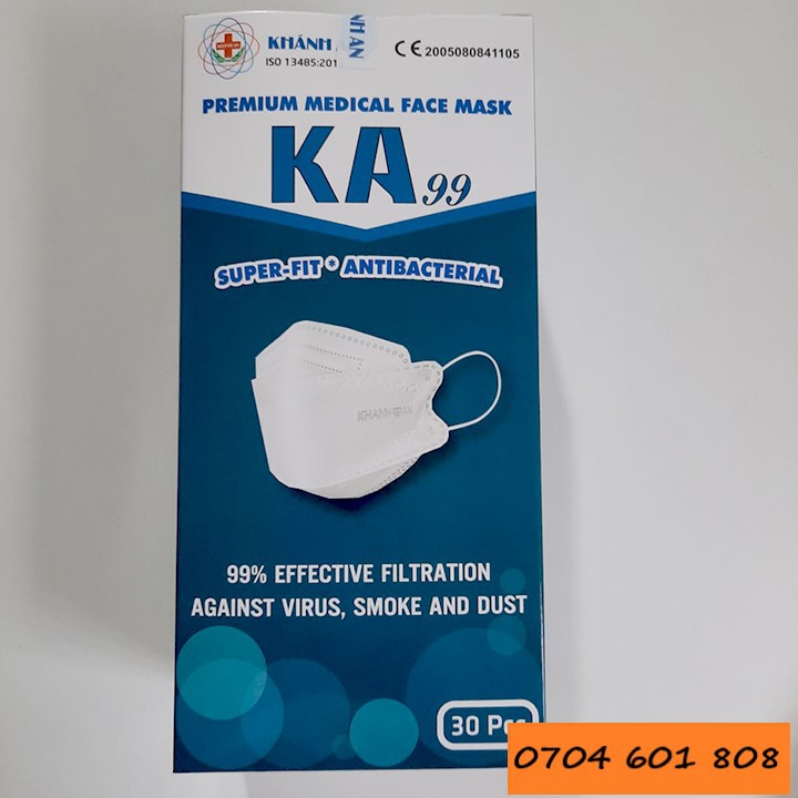 Khẩu Trang 4D Khánh An KA99 Cao Cấp Công Nghệ Hàn Quốc 4 Lớp An Toàn, Thời Trang