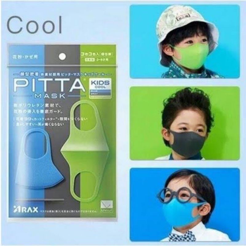 set 3 khẩu trang pita hàng nội địa Nhật