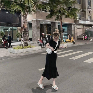 Váy body ôm đuôi cá thun cotton lạnh EDNAOOTD