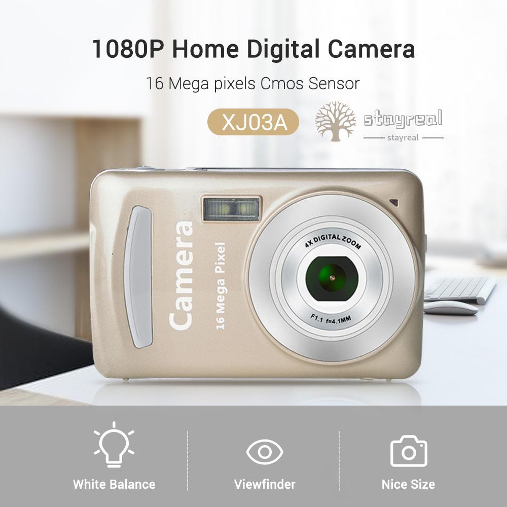 HD 1080P Home Digital Camera Camcorder 16MP Digital SLR Camera 4X Digital Zoom with 1.77 Inch LCD Screen