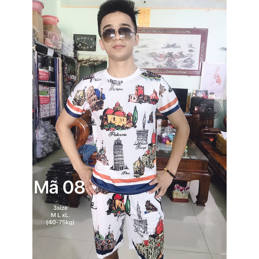 [ LẺ RẺ NHƯ BUÔN ] Bộ Nam in 3D cao cấp Mã 08 (ngôi nhà ) | BigBuy360 - bigbuy360.vn