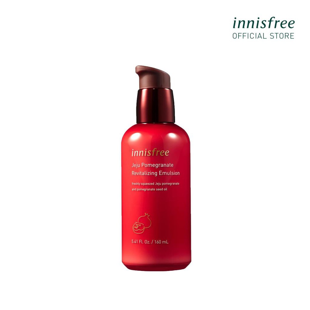 [Mã COSIF10 giảm 10% đơn 400K] Sữa dưỡng ngăn ngừa lão hóa từ lựu innisfree Jeju Pomegranate Revitalizing Emulsion 160ml