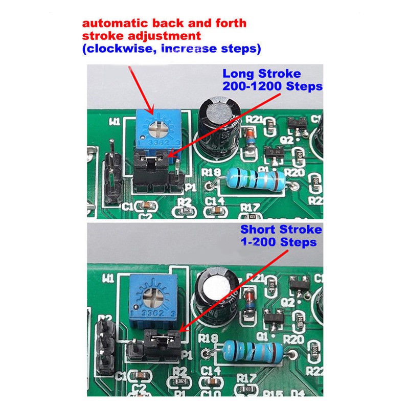 Bảng Mạch Điều Khiển Động Cơ Bước Dc 5v-12v 6v 2-phase 4 Dây/4Pha 5 Dây