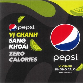 Nước Uống Có Gaz Pepsi Vị Chanh Không Calo 330ml