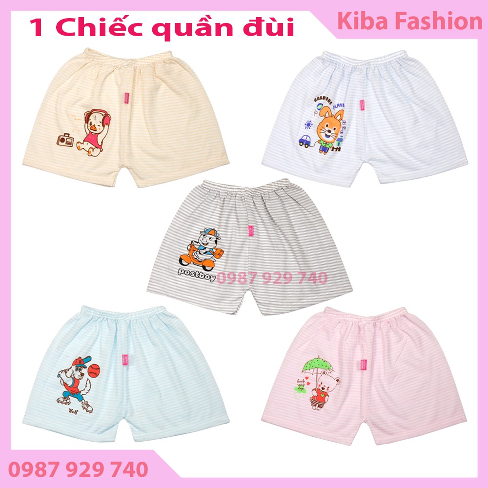 1 chiếc Quần đùi kẻ RẺ ĐẸP cho bé từ 3-12kg, quần đùi chục cho bé, quần áo sơ sinh