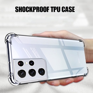 Ốp lưng Trong suốt chống sốc TPU cho Samsung Galaxy S24 Ultra S23 S22 S21 S20 S10 S9 S8 Plus Ultra Note 20 Ultra 10 Lite S20 S23 FE Note 10 Plus
