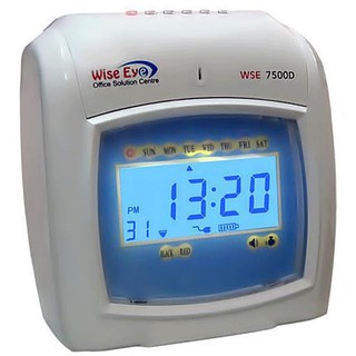 Máy chấm công thẻ giấy Wise Eye Wse-7500D +tặng thẻ giấy