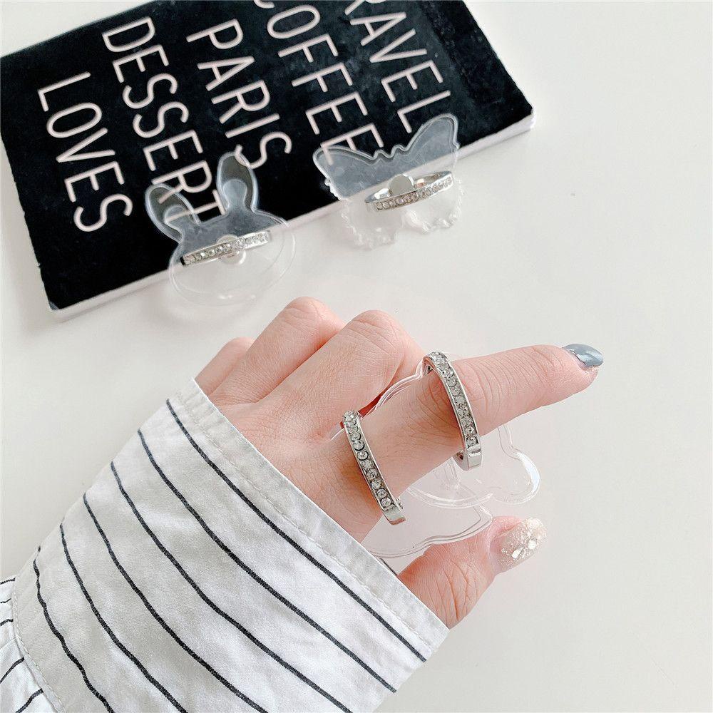 MAYSHOW Giá Đỡ Điện Thoại Dạng Nhẫn Đeo Ngón Tay Siêu Mỏng Xoay 360 Độ