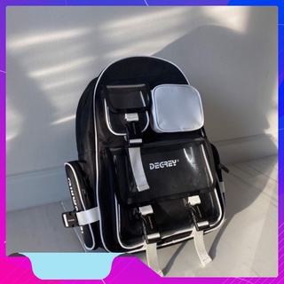 Basic Backpack Degrey Trắng - BBD Trắng-SHOP balo_5035