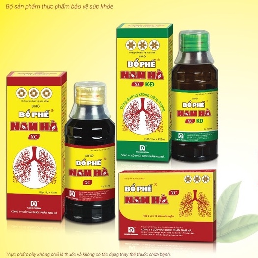 Bổ Phế Nam Hà XC - Giúp bổ phế, giảm ho, giảm đờm, giảm đau rát họng