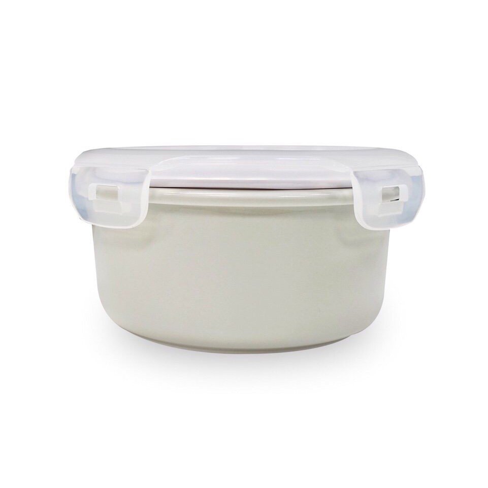 Hộp Đựng Cơm Gốm Sứ Donghwa Cao Cấp Nắp Nhựa Loại 400ml