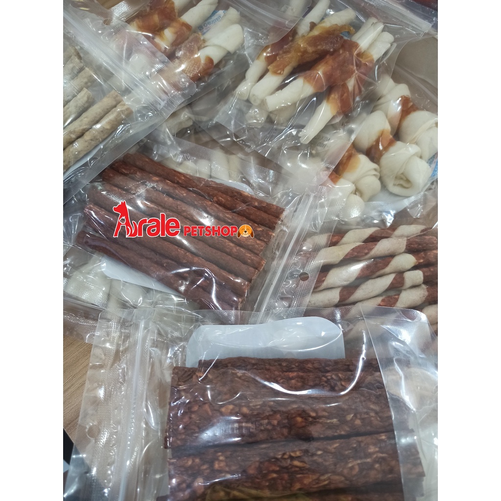 [ Xương gặm sạch răng ] Xương sữa da bò 768 cho chó thơm ngon, mài răng