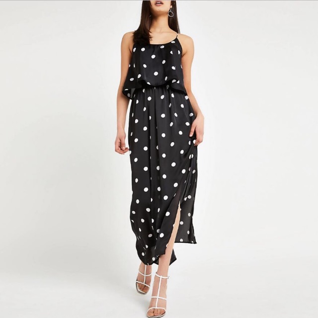 Váy maxi chấm bi River Island