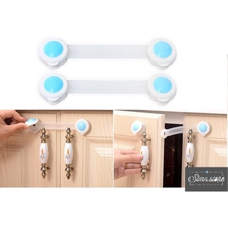 Bộ combo 4 dây đai khóa tủ lạnh, ngăn kéo bảo vệ an toàn cho bé, trẻ em. SD3-KNT-4Day