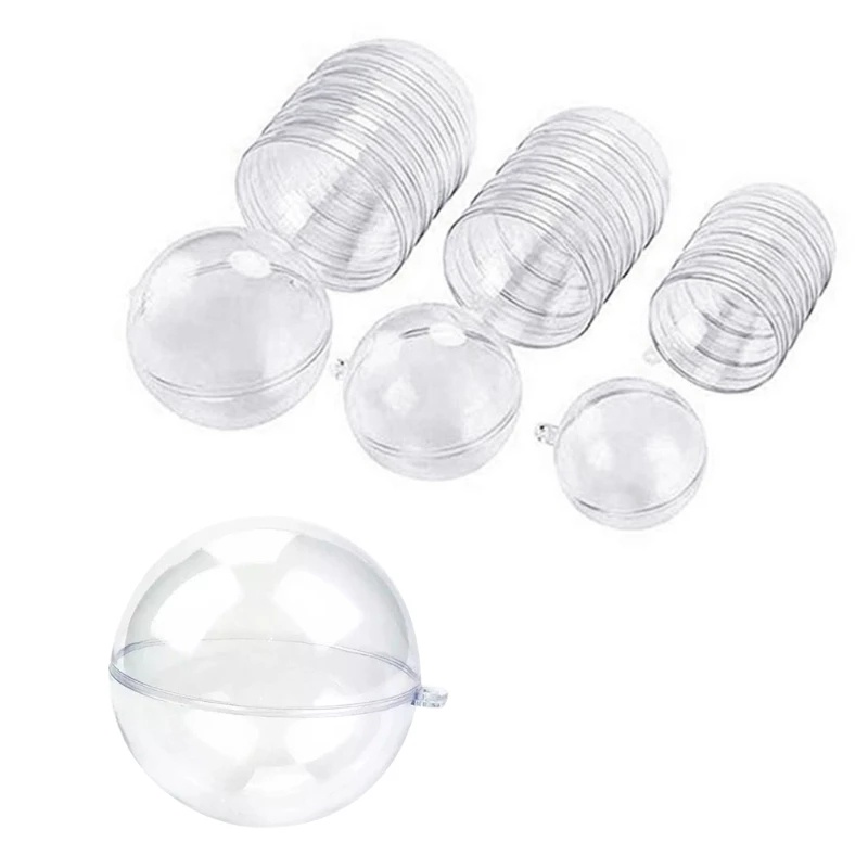 Quả Cầu Nhựa Trong Suốt Dùng Trang Trí Giáng Sinh / Tiệc Cưới